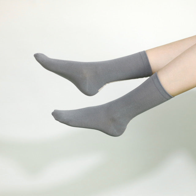 Melange Youth & Women Crew Socks (Solid Colors)