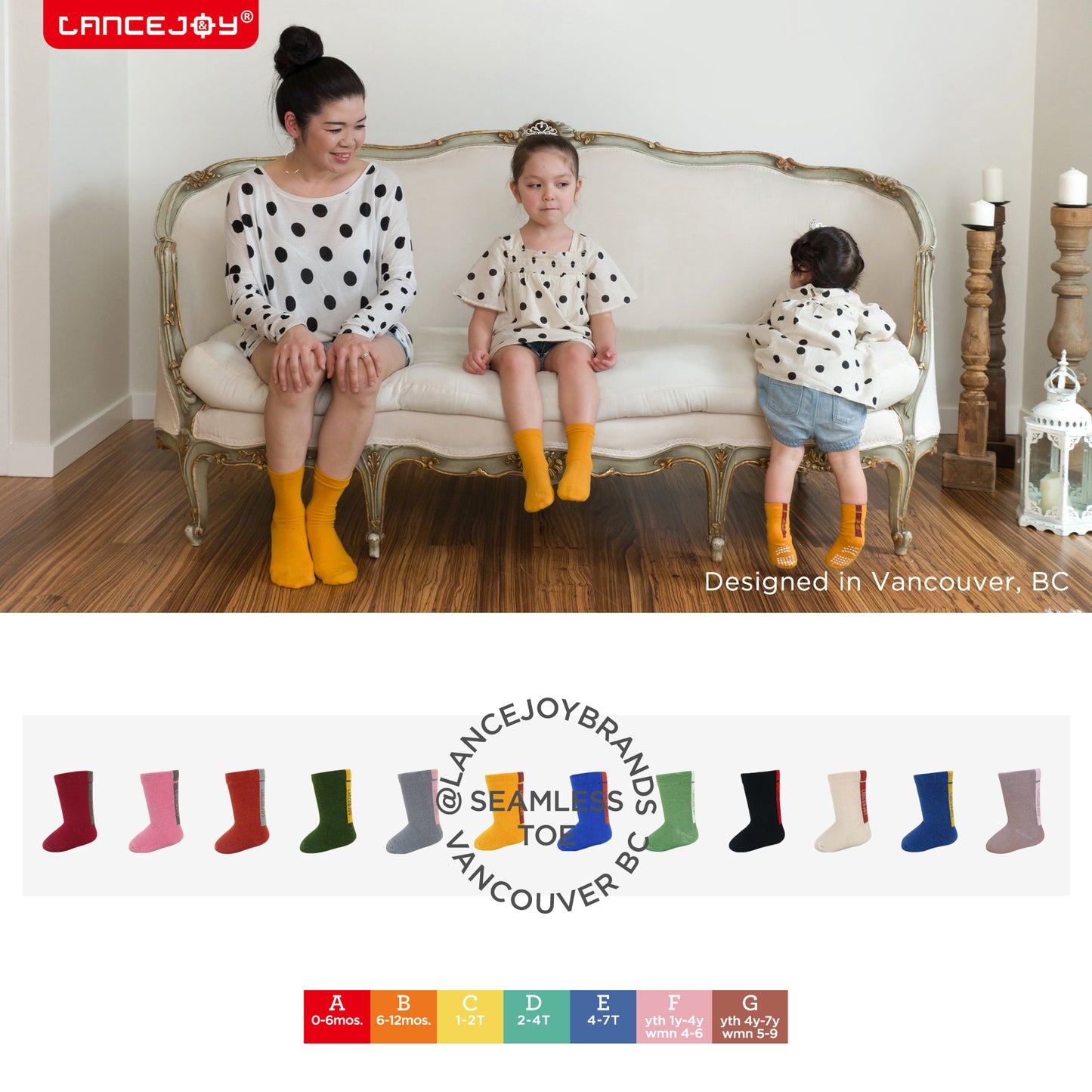 Melange Kids & Women Socks (Solid Colors)